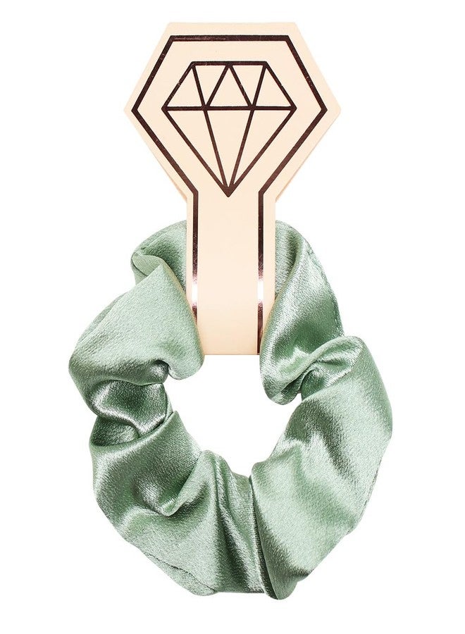 OWITER Satin Bridesmaid Scrunchies Bachelorette Hair Ties Set of 6 Bridal Shower No Damage Hairties ideas Gift for Wedding Party (sage) - Image 4